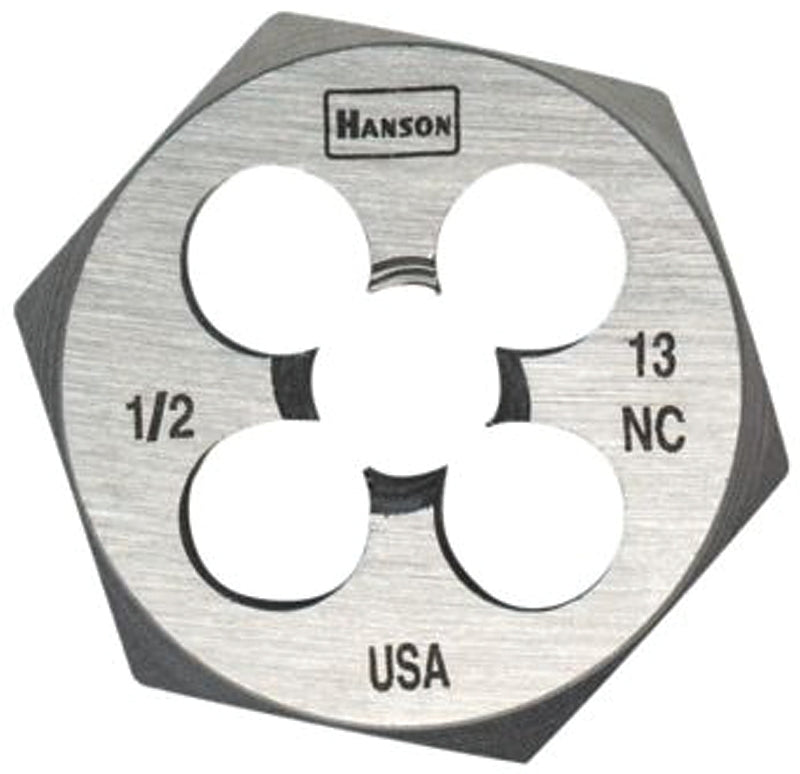Irwin Hanson 6849 Fractional Die, 9/16-18 Thread, NF Thread, Right Hand Thread, HCS