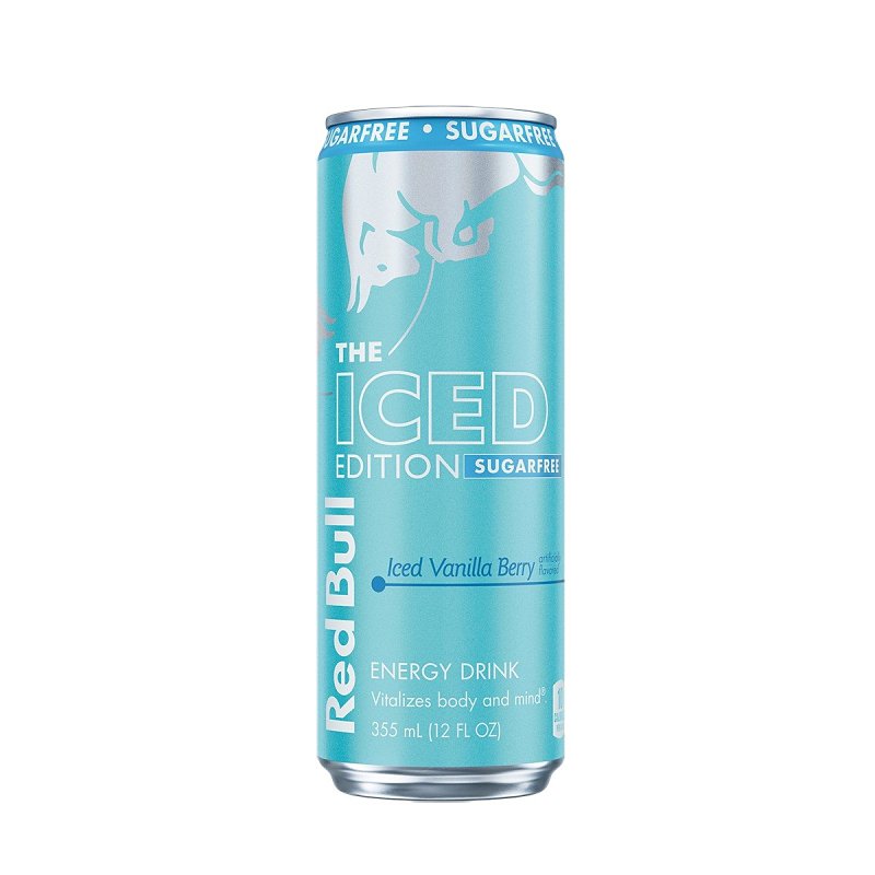 Red Bull 89281 Energy Drink, Sugar Free Iced Vanilla Berry, 12 oz Can, Pack of 24