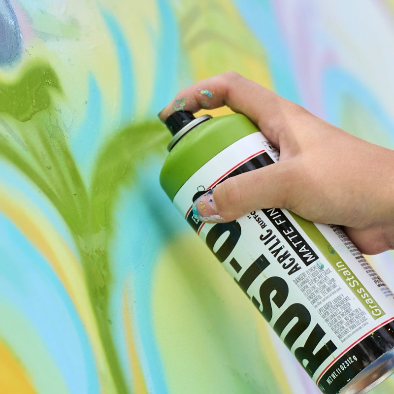 Rust-Oleum Rust-O 392206 Artist Paint, Matte, Lucky Charm, 11 oz Aerosol Can