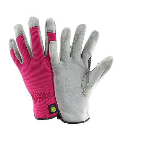 West Chester John Deere Women's Performance/Hi-Dexterity Work Gloves Pink S/M 1 pair, Pack of 3