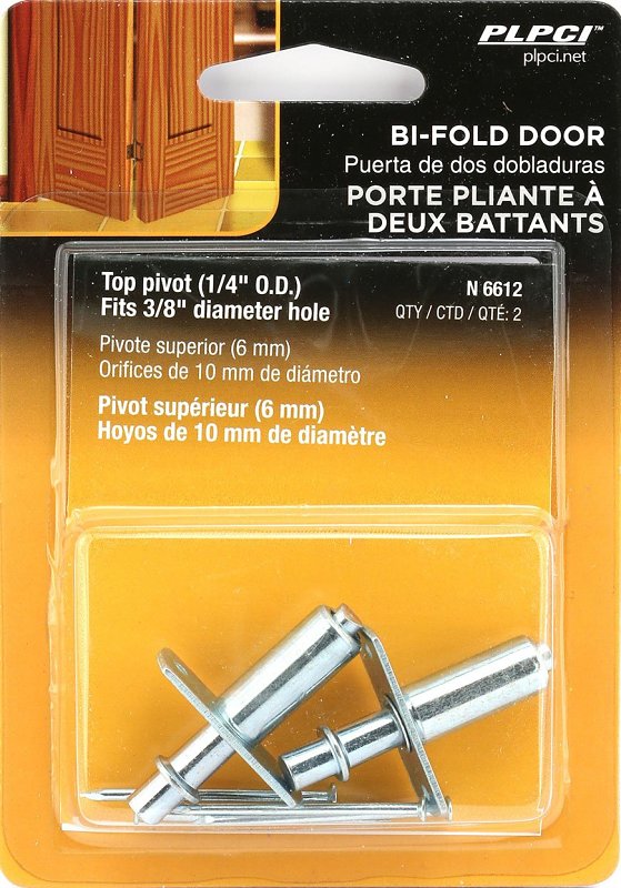 Prime-Line N 6612 Door Pivot, 3/8 in Dia Base, Steel