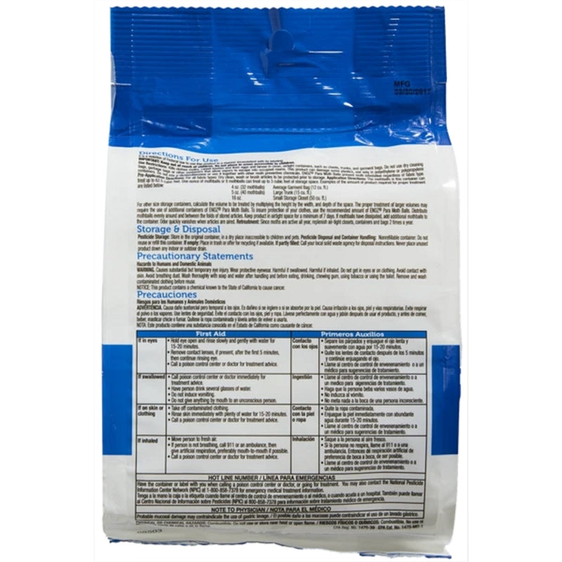 Enoz Para Moth Balls Solid For Moths 20 oz, Pack of 6