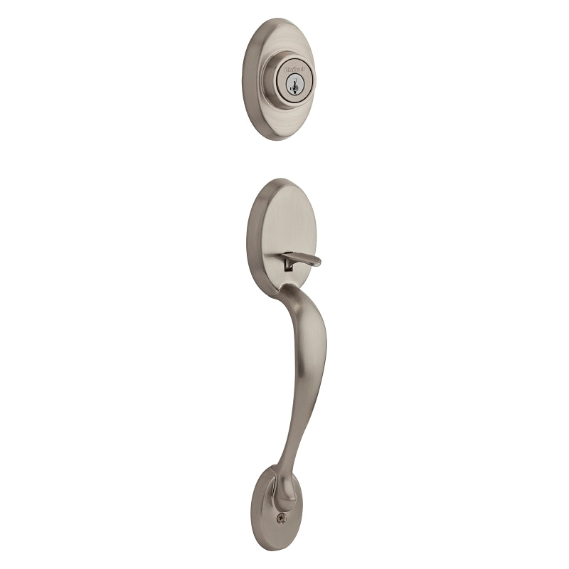 Kwikset 800CELIP15SMTRCAL Combination Lockset, Satin Nickel, 1 Grade, Re-Key Technology: SmartKey, Brass