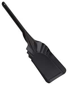 Simple Spaces A758BK-C Coal Shovel, 5-1/8 in W Blade, Steel Blade, Steel Handle