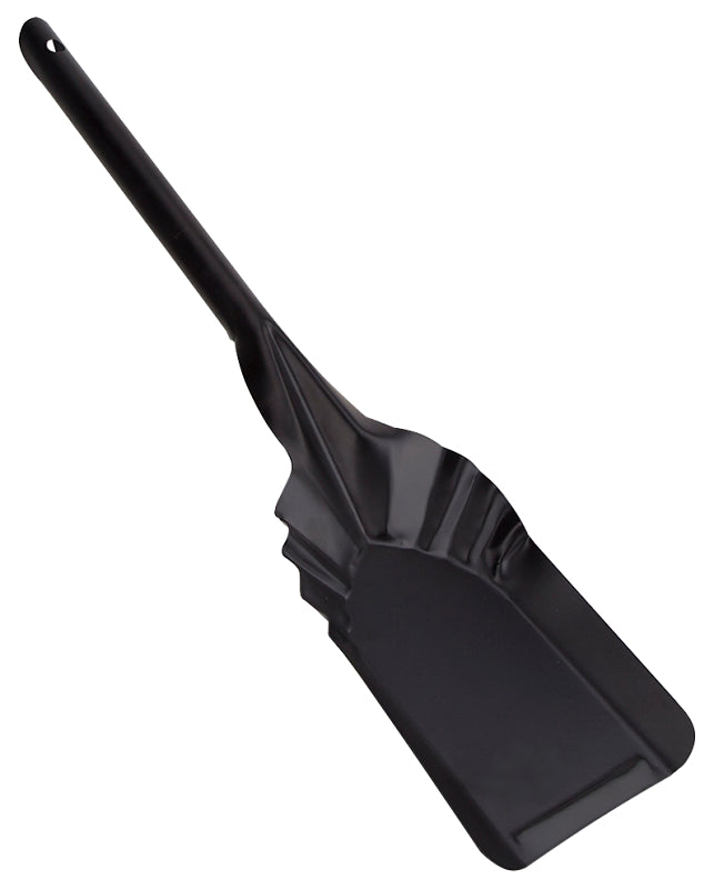 Simple Spaces A758BK-C Coal Shovel, 5-1/8 in W Blade, Steel Blade, Steel Handle