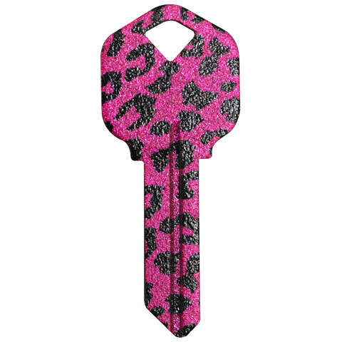 HILLMAN DIVA Leopard House/Office Universal Key Blank KW1 Single, Pack of 6