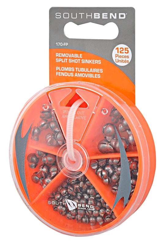 South-Bend 170-FP Split Shot Sinker Assortment