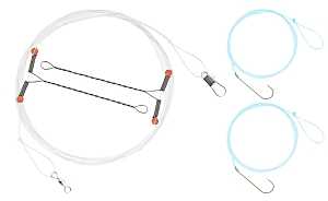 South-Bend WWCR4 Crappie Leader Rig, Gold Bait