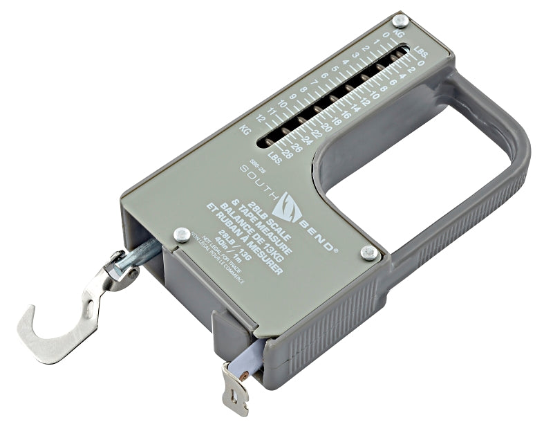 South-Bend SBS-28 Scale and Tape Measure, Specifications: 28 lb