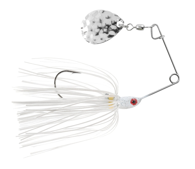 blaze BLSP18-8 Fishing Lure, Classic Mini Spinner Bait, Silicone, White Lure