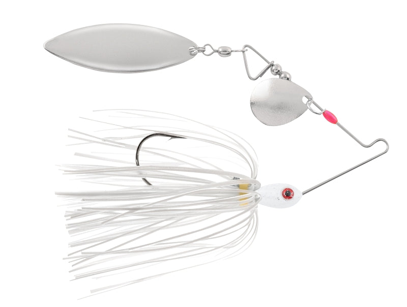 blaze BLSP14-8 Fishing Lure, Classic Spinner Bait, Silicone, White Lure