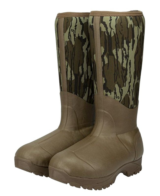 Muddy MTX Series MTX-17IN16-MOB-10D Boots, 10, D W, Mossy Oak Bottomland, Neoprene Upper, Insulated