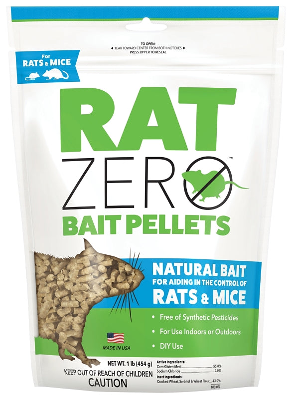 Tomcat RAT ZERO 374004 Rat Bait, Solid, 1 lb