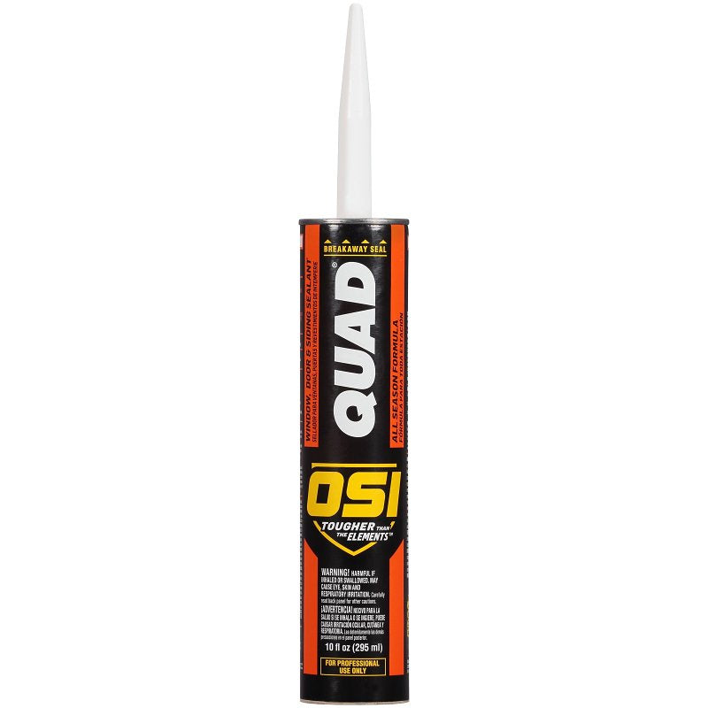 OSI 1637192 Door and Siding Sealant, Brown, 10 oz Cartridge, Pack of 12