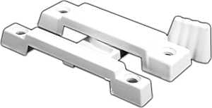 Prime-Line F 2533 Window Sash Lock, Zinc, Painted, White