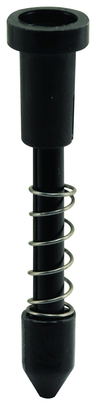 Make-2-Fit PL 7777 Plunger Latch, Nylon, Black, For: 3/8 in and 7/16 in Screen Frames