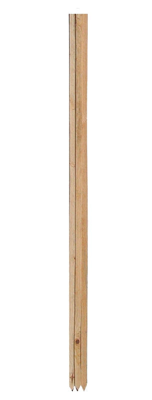 Gardener's Blue Ribbon WW3-1 Garden Stake, 3 ft L, 0.66 in W, Wood, Pack of 12