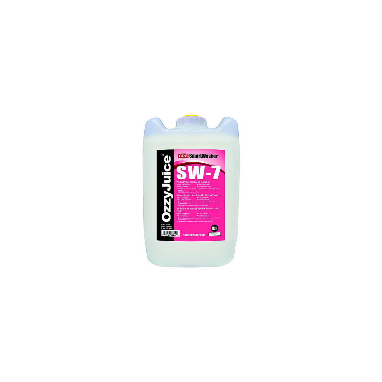 OzzyJuice 14721 SW7 Parts/Brake Cleaning Solution, 5 Gal.