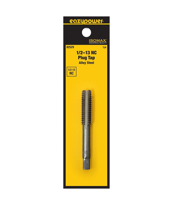 Isomax 82529 Fractional Tap, 1/2-13 Thread, NC Thread, Plug Chamfer, Tungsten Steel