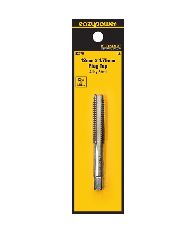 Isomax 82570 Tap, M12x1.75 Thread, Plug Chamfer
