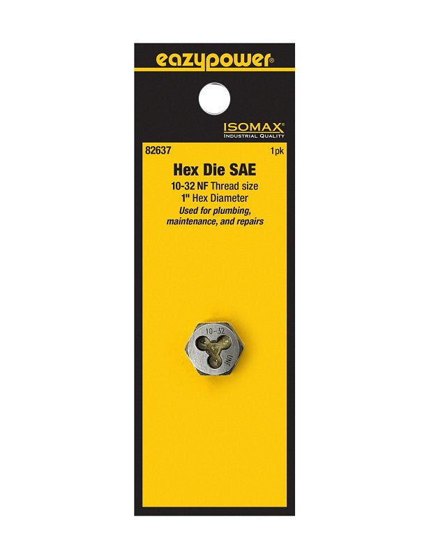 Isomax 82637 Machine Die, #10-32 Thread, NC Thread