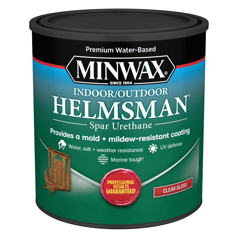 Minwax Helmsman 613-7095 Spar Urethane, Gloss, Liquid, 1 qt
