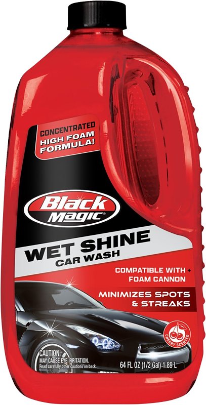 Black Magic 120065 Wet Shine Car Wash, 64 oz, Liquid, Cherry