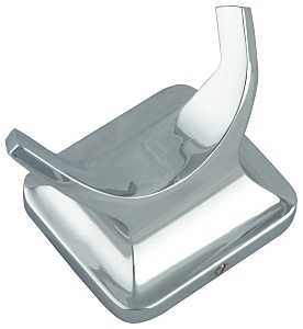 Boston Harbor PBC8503-3L Double Robe Hook, 2-Hook, Zinc, Chrome, Wall