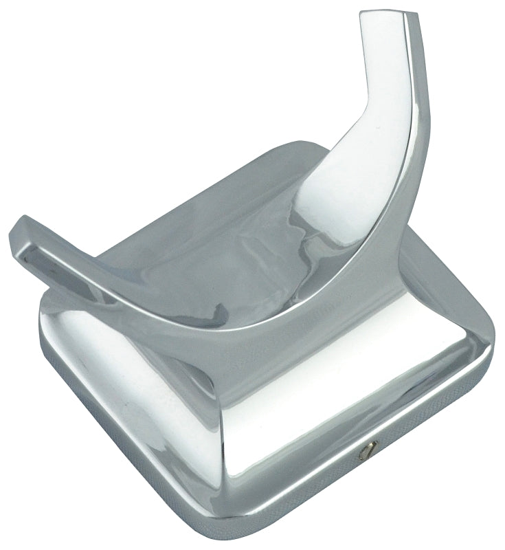 Boston Harbor PBC8503-3L Double Robe Hook, 2-Hook, Zinc, Chrome, Wall