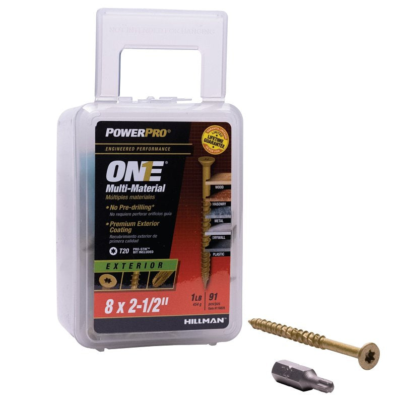 XBX-FH ONE SCR EXT 8X2-1/2 1LB