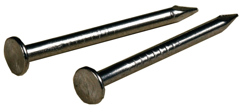 Hillman 122533 Wire Nail, 1-1/4 in L, 304 Stainless Steel, Stainless Steel, Flat Head, Smooth Shank, 2 oz, Pack of 6