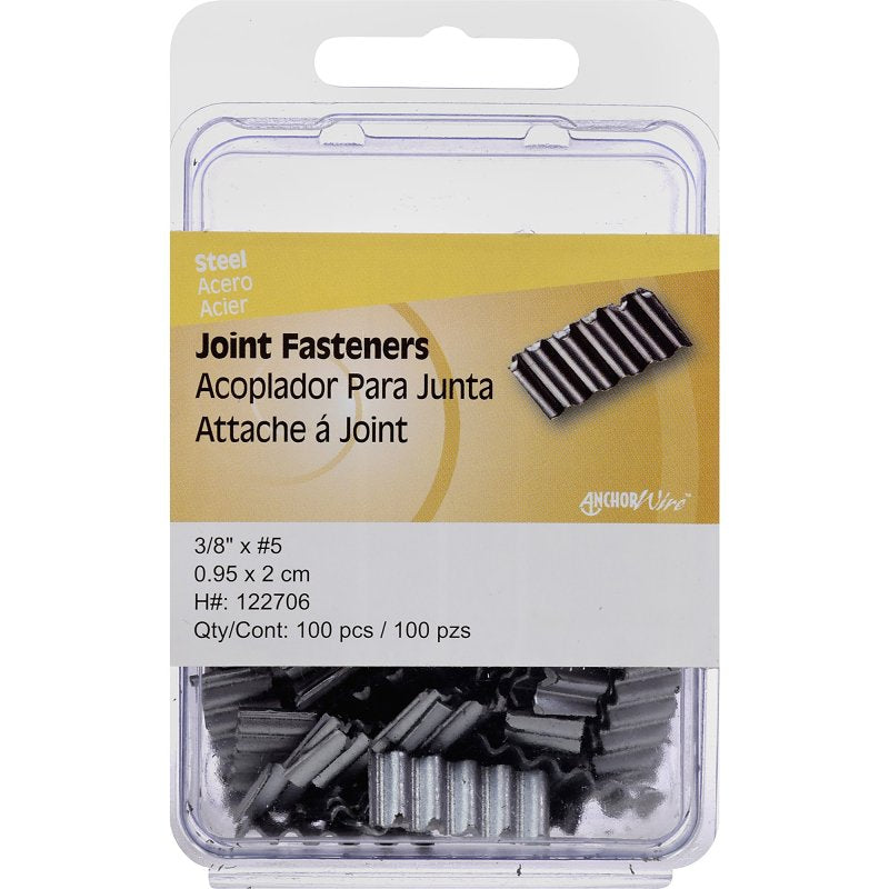 Hillman 122706 Joint Fastener, #5, Steel, Bright, Pack of 5