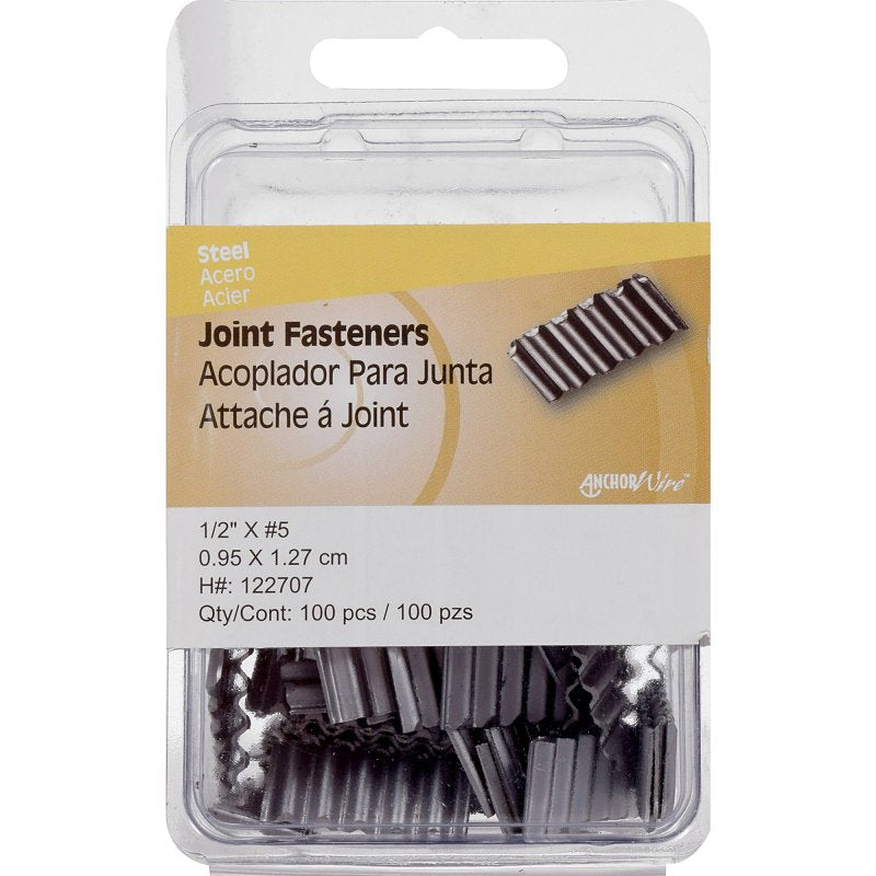 Hillman 122707 Joint Fastener, #5, Steel, 100/PK, Pack of 5