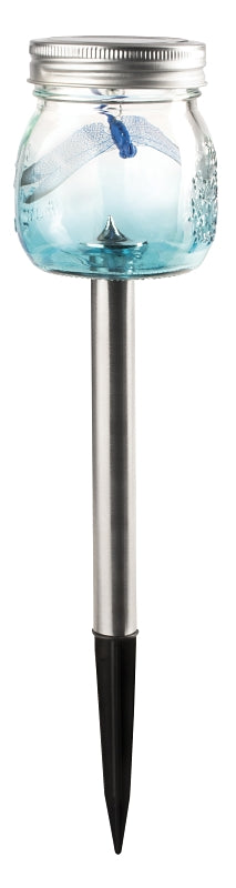 Boston Harbor 27095 Solar Mason Jar Stake Light, Nickel-Metal Hydride Battery, AAA Battery, 1-Lamp, LED Lamp, Pack of 9