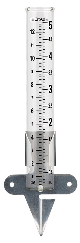 La Crosse 704-1514 Rain ga, 5 in, 2-1/4 in L x 1 in W x 6-3/4 in H Dimensions, Pack of 6