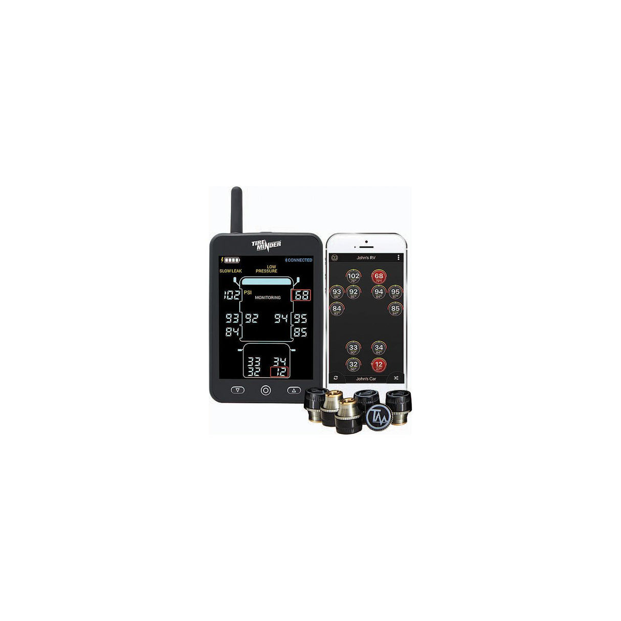 Minder TM22130 Tireminder A1As Tire Pressure Monitoring System w/6 Standard Transmitters