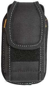 CLC 5127 Cell Phone Holder, 5-1/4 in L, For: 2-1/4 in Belt, 1-Pocket, Polyester, Black