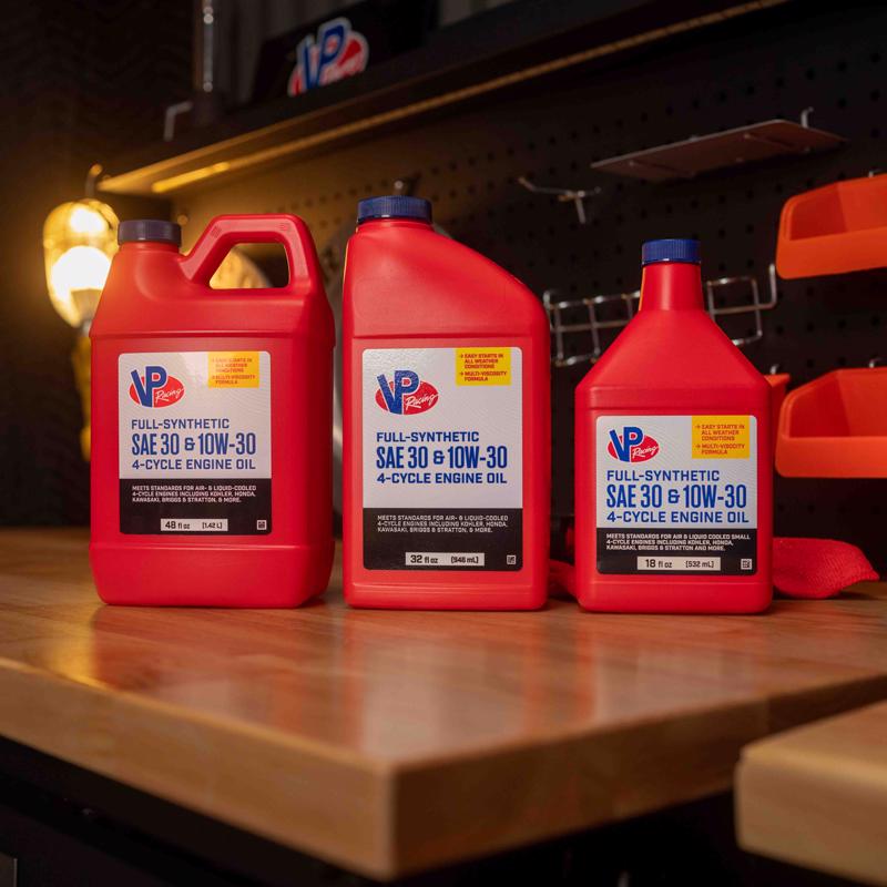 VP Racing Fuels 10W-30 4-Cycle Synthetic Motor Oil 32 oz 1 pk, Pack of 6