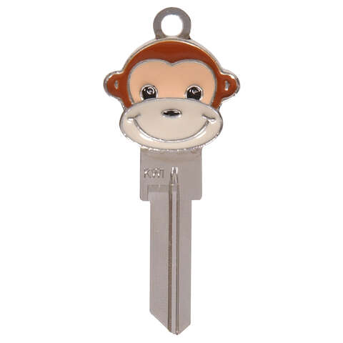 HILLMAN 3D Keys House/Office Universal Key Blank KW1 Single For Universal, Pack of 4