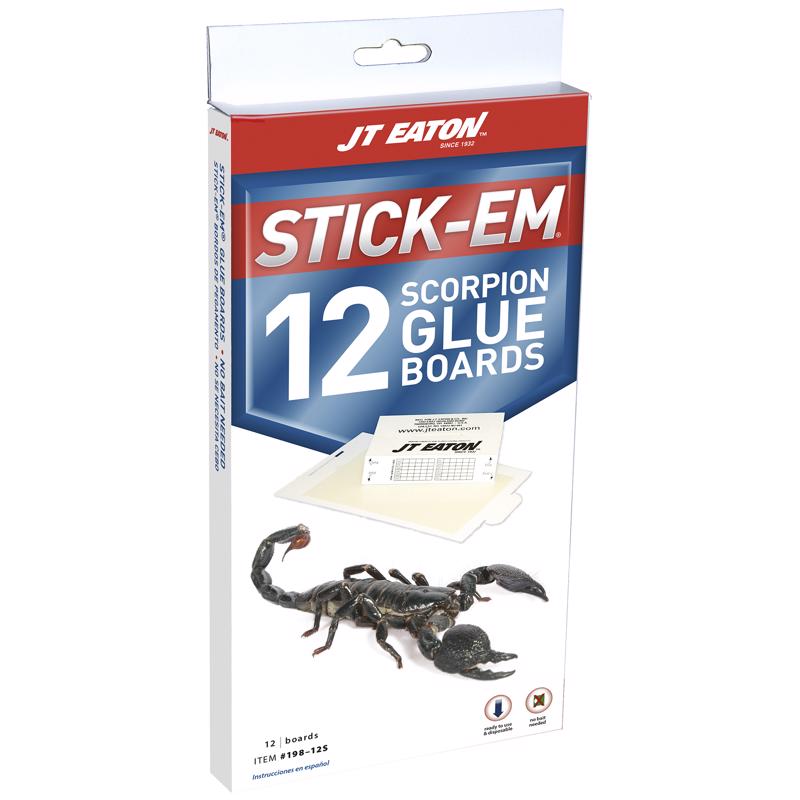 JT Eaton Stick-Em Glue Board 12 pk, Pack of 12