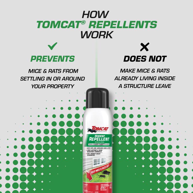 Tomcat Animal Repellent Spray For Rodents 14 oz, Pack of 8