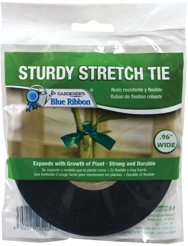 Gardener's Blue Ribbon T006B Stretch Tie Tape, 150 ft L, Plastic