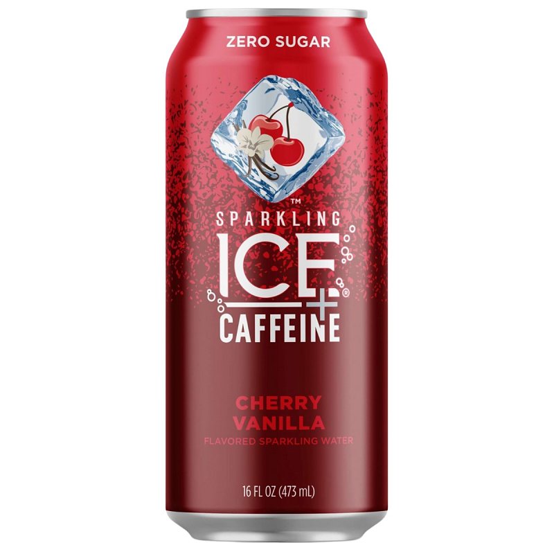 Sparkling Ice 716288 Energy Drink, Liquid, Caffeine, Cherry Vanilla, 16 fl-oz Can, Pack of 12