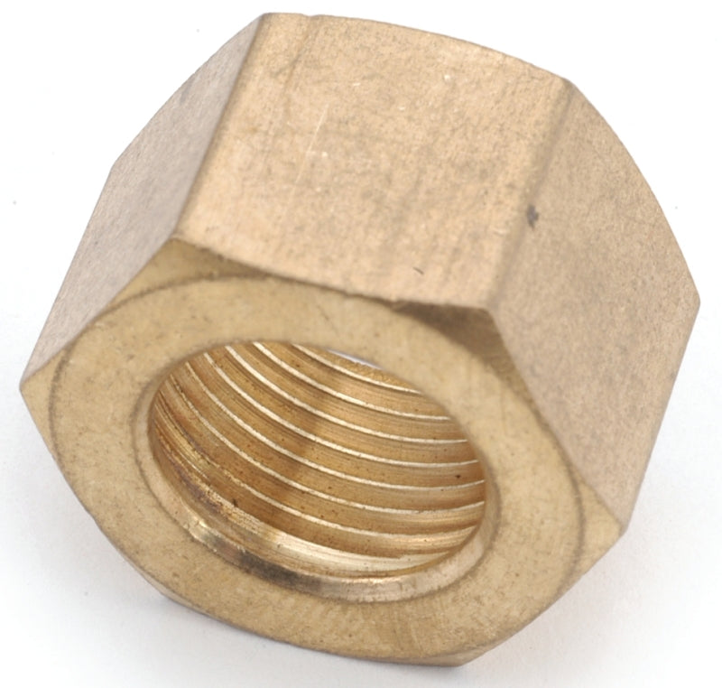 Anderson Metals 730061-04 Nut, 1/4 in Dia, Compression, Brass