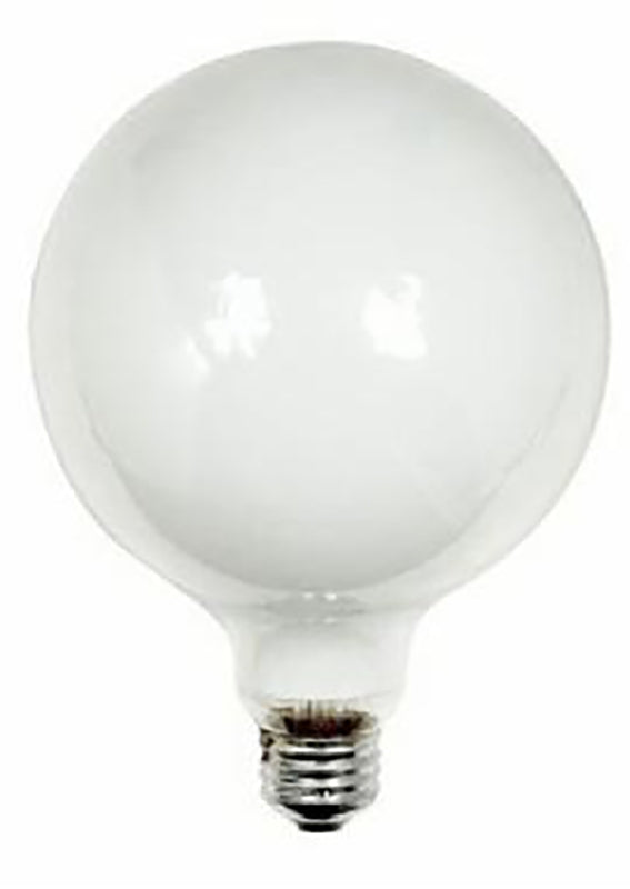 GE 14187 Light Bulb, 60 W, G40 Lamp, E26 Medium Lamp Base, 720 Lumens, 2600 K Color Temp, Soft White Light, Pack of 6