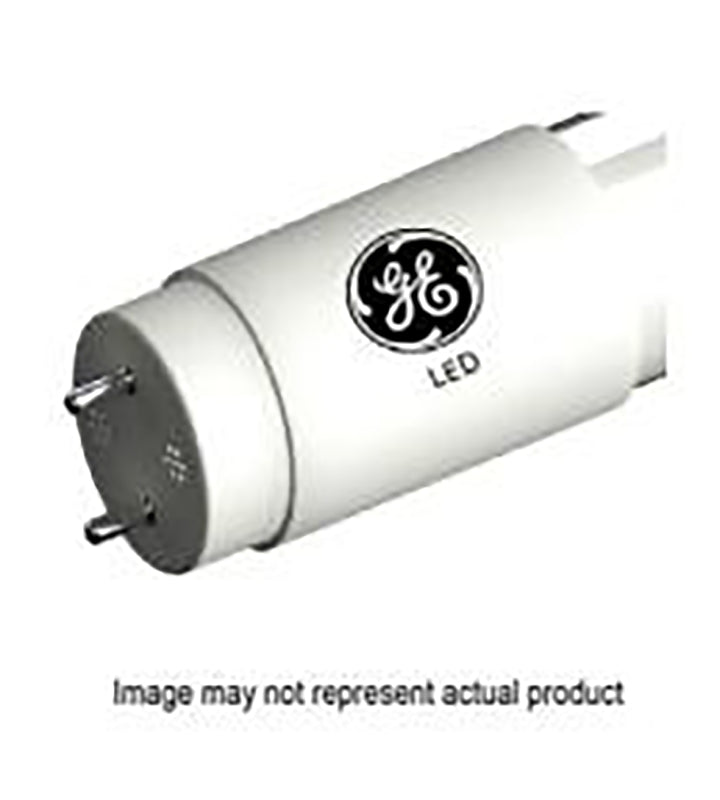 GE 37164 LED Tube Light Bulb, Specialty, T8 Lamp, Bi-Pin Lamp Base, Dimmable, Frosted, Soft White Light, Pack of 6