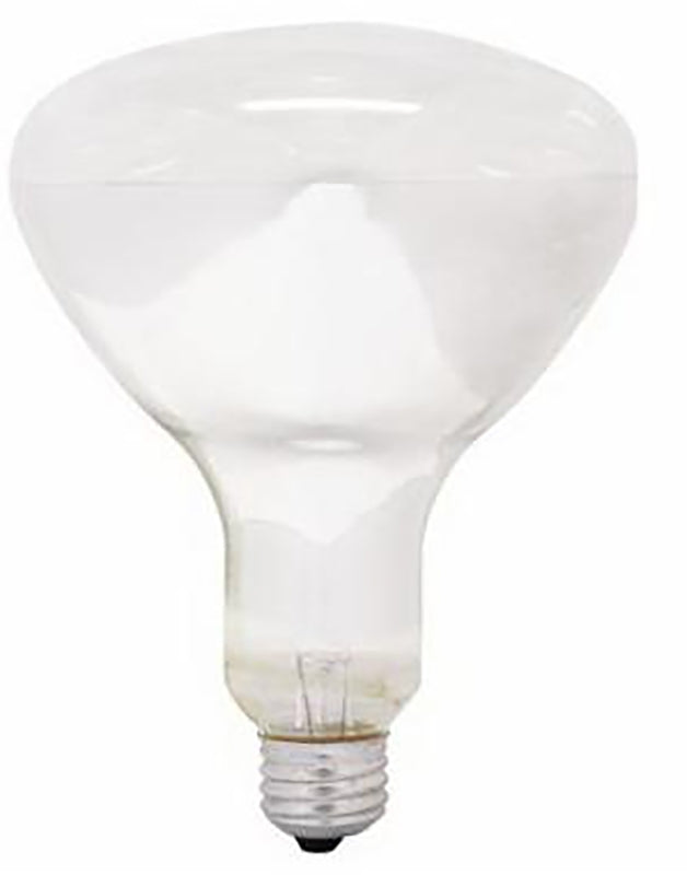 GE 37770 Heat Lamp, 250 W, BR40 Lamp, Medium E26, E24 Lamp Base, 2200 Lumens, Red Light, 5000 hr Average Life, Pack of 6