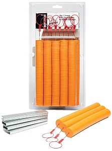 Bostitch CAPPAK-1M Cap Staple, 5/16 in W Crown, 1 in L Leg, 18 ga, Steel, Electro-Galvanized, 1000/PK