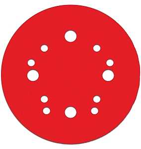 Diablo Hook & Lock DCD050080H15G Sanding Disc, 5 in Dia, 80 Grit, Coarse, Ceramic Abrasive, 12-Hole