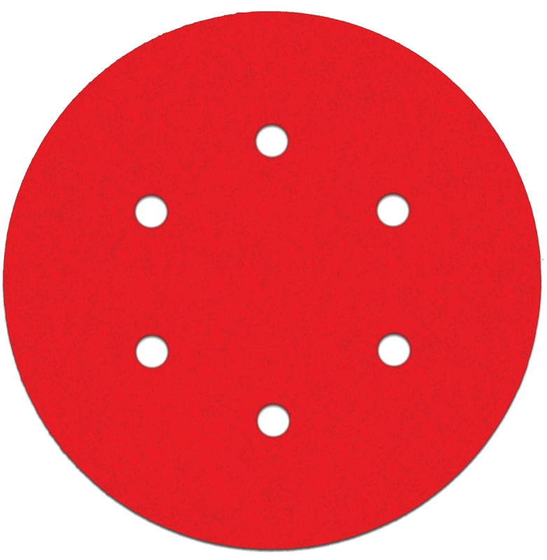 Diablo DCD060060H10G Sanding Disc, 6 in Dia, 60 Grit, Ultra Coarse, Ceramic Abrasive, 6-Hole